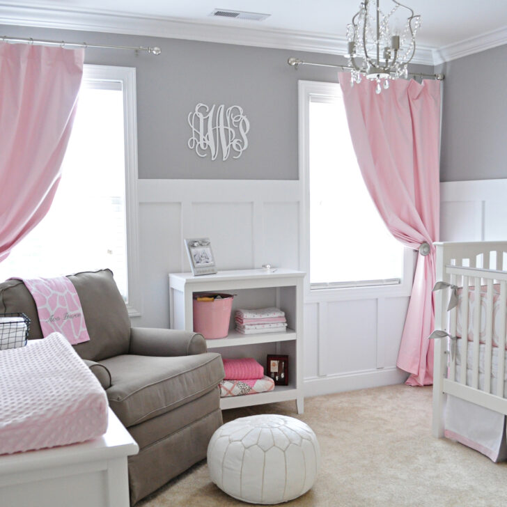 modern nursery in three shades